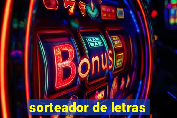 sorteador de letras